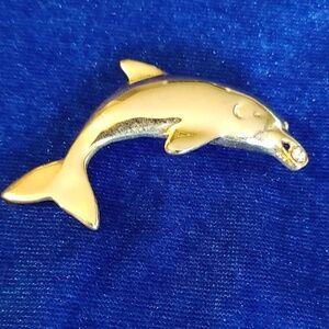 VINTAGE DOLPHIN AAI SIGNED PIN